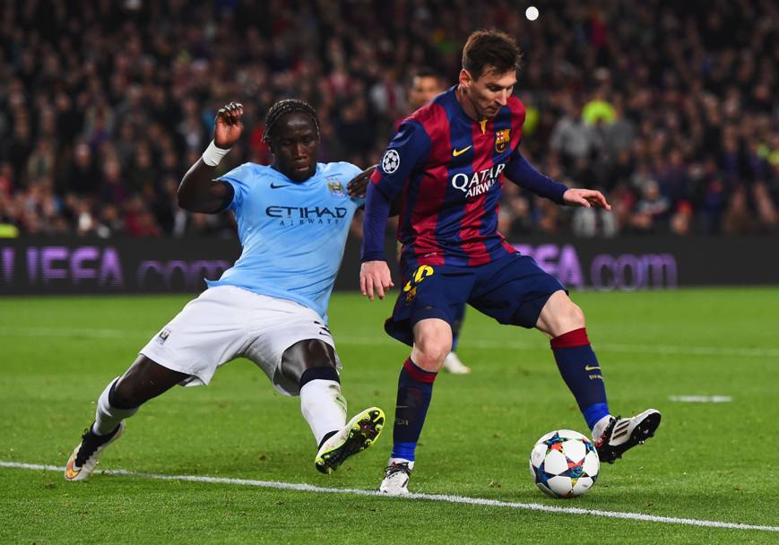 Un furetto imprendibile. Messi  immarcabile: qui ci prova Bakary Sagna (Getty Images)